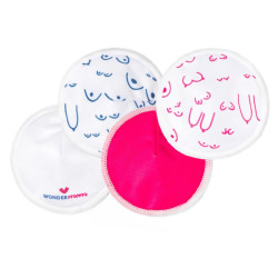 Wondermom pratelné bambusové vložky do podprsenky 8ks