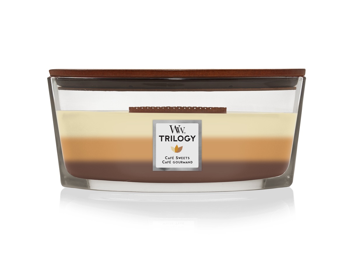 Wood Wick Trilogy Vonná svíčka Café Sweets 454 g