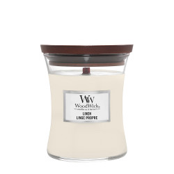 Wood Wick Vonná svíčka Linen 275 g
