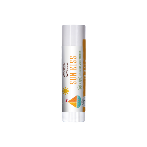 WOODENSPOON Opalovací balzám na rty SUN KISS 4.3 ml