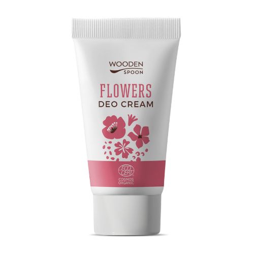 WoodenSpoon Organický krémový deodorant Flowers s vůní polních květin 40 ml