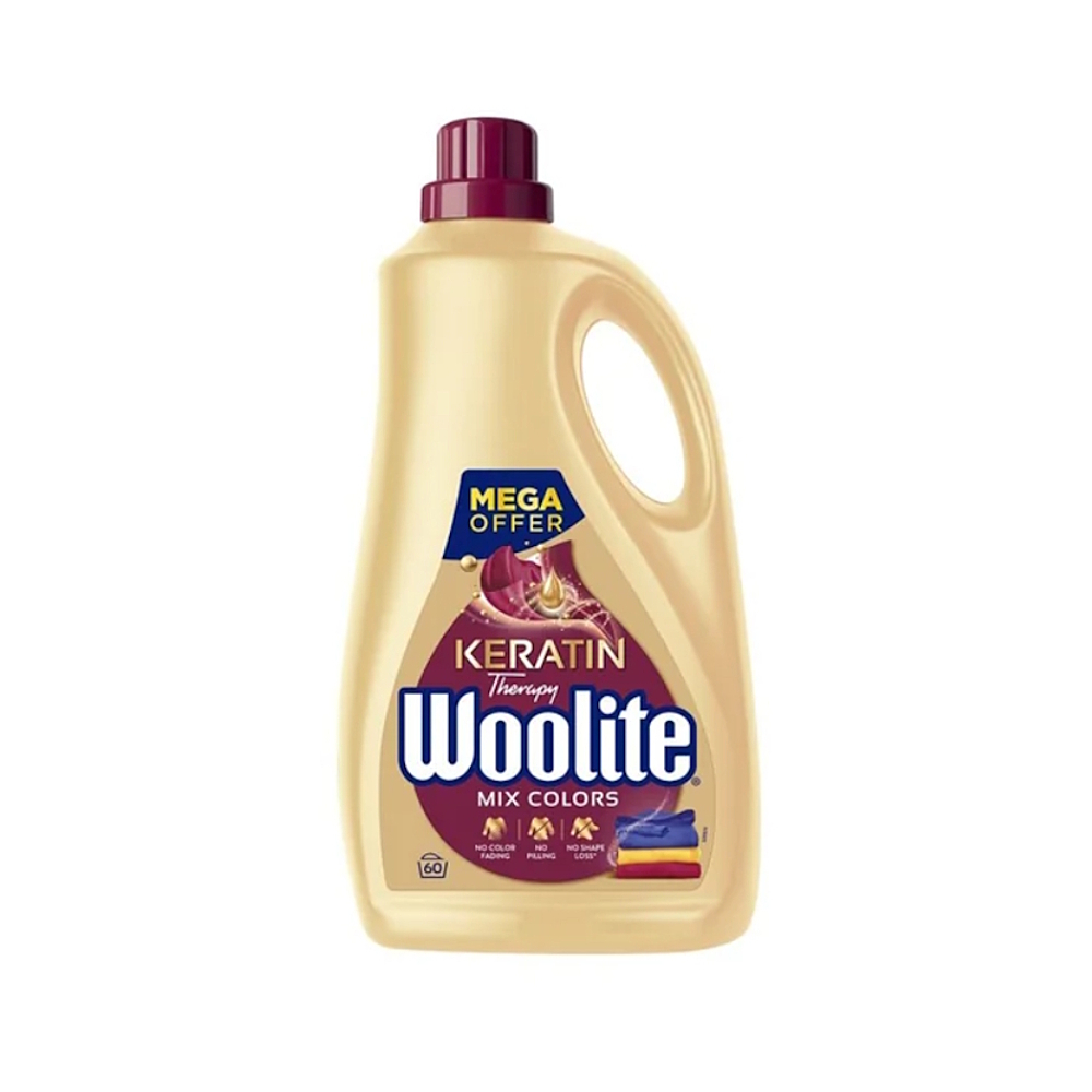 WOOLITE Keratin Therapy Color tekutý prací přípravek 60 praní 3,6 l