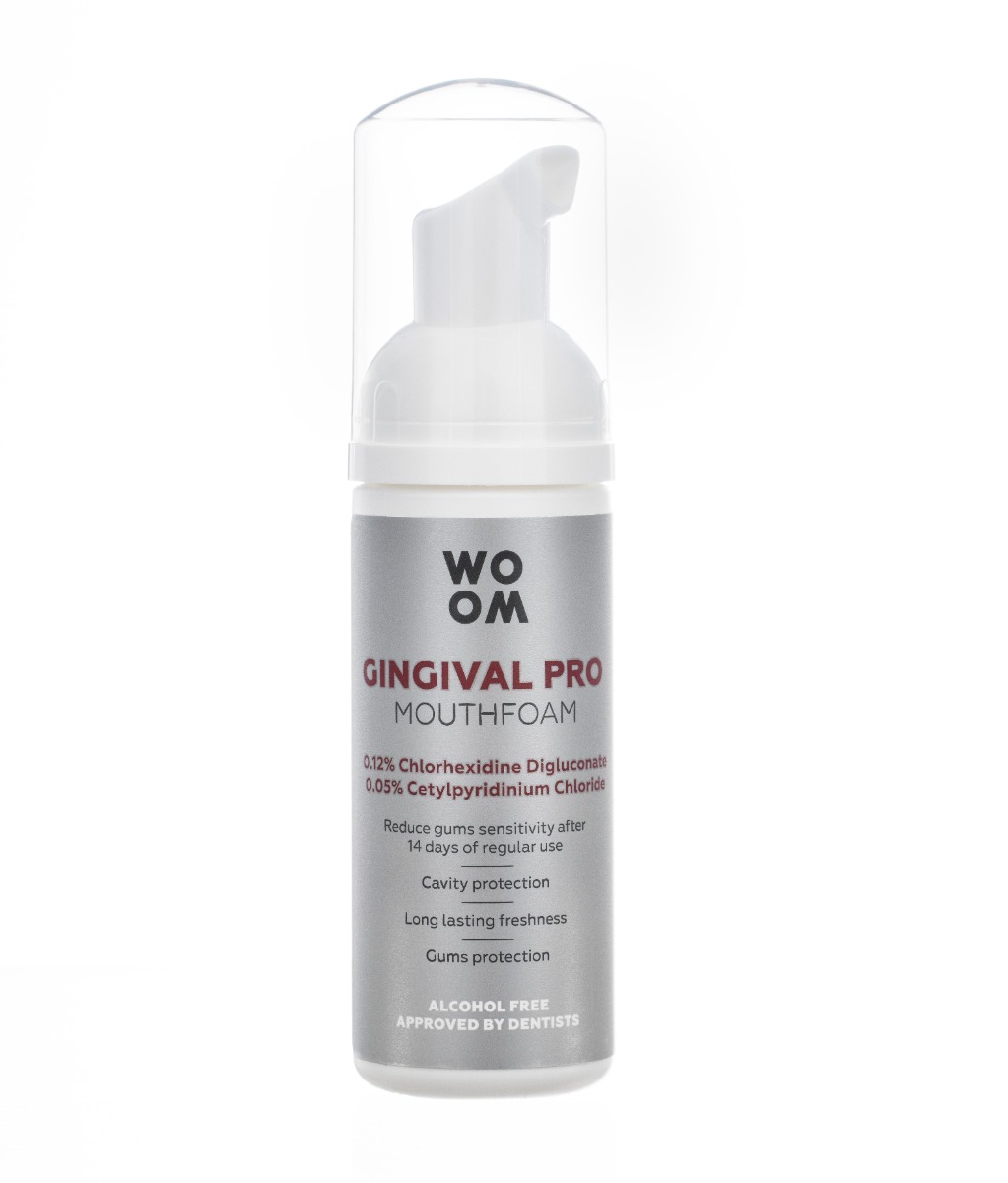 WOOM GINGIVAL PRO s CHX ústní pěna 50 ml