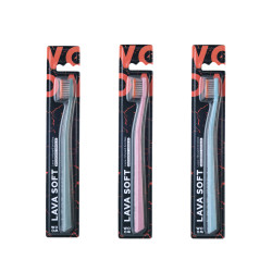 WOOM LAVA SOFT zubní kartáček 1 ks mix barev