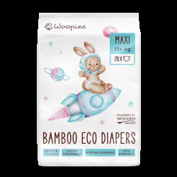 WOOPIES dětské EKO pleny maxi 12 + kg Wooden Spoon 28 ks