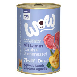WOW Jehněčí s dýní adult konzerva pro psy 400 g