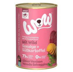 WOW Zvěřina s batáty adult konzerva pro psy 400 g