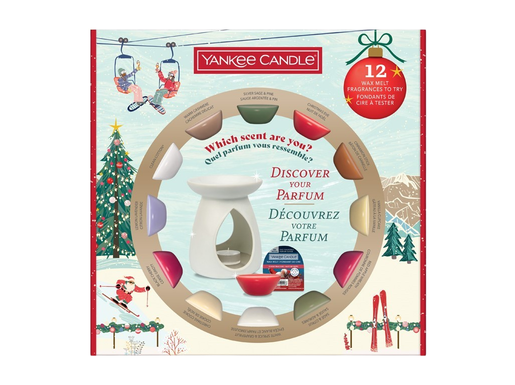 YANKEE CANDLE sada 12 vosků a aromalampy 2025