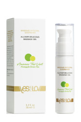 YESforLOV Lubrikační gel ALLOVER ananas / zelený čaj