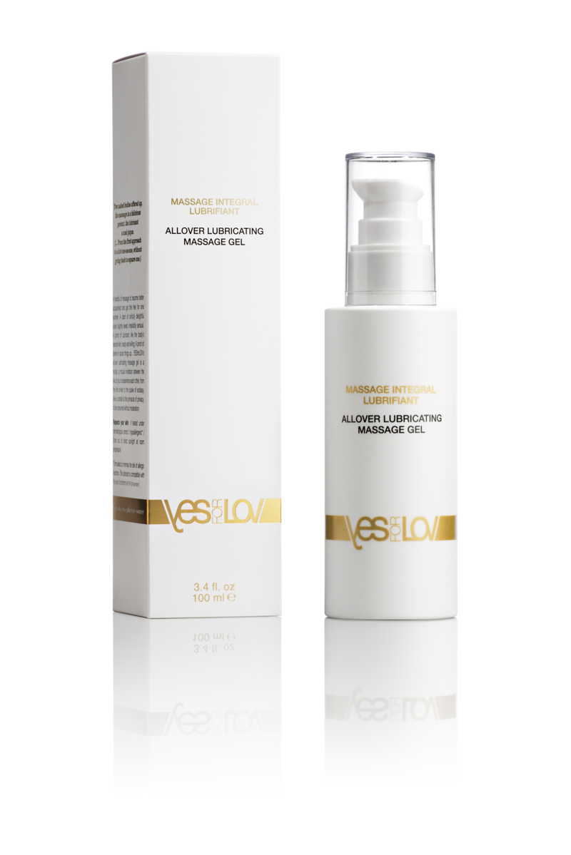 YESforLOV Masážní lubrikační gel ALLOVER