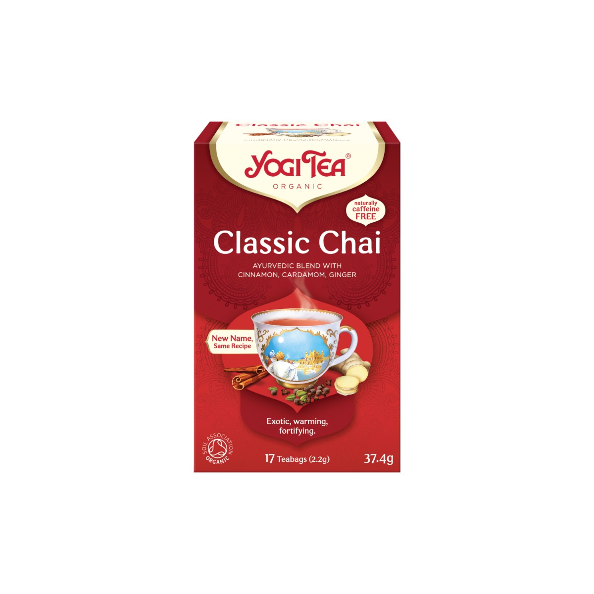 YOGI TEA Classic BIO porcovaný čaj 17 sáčků
