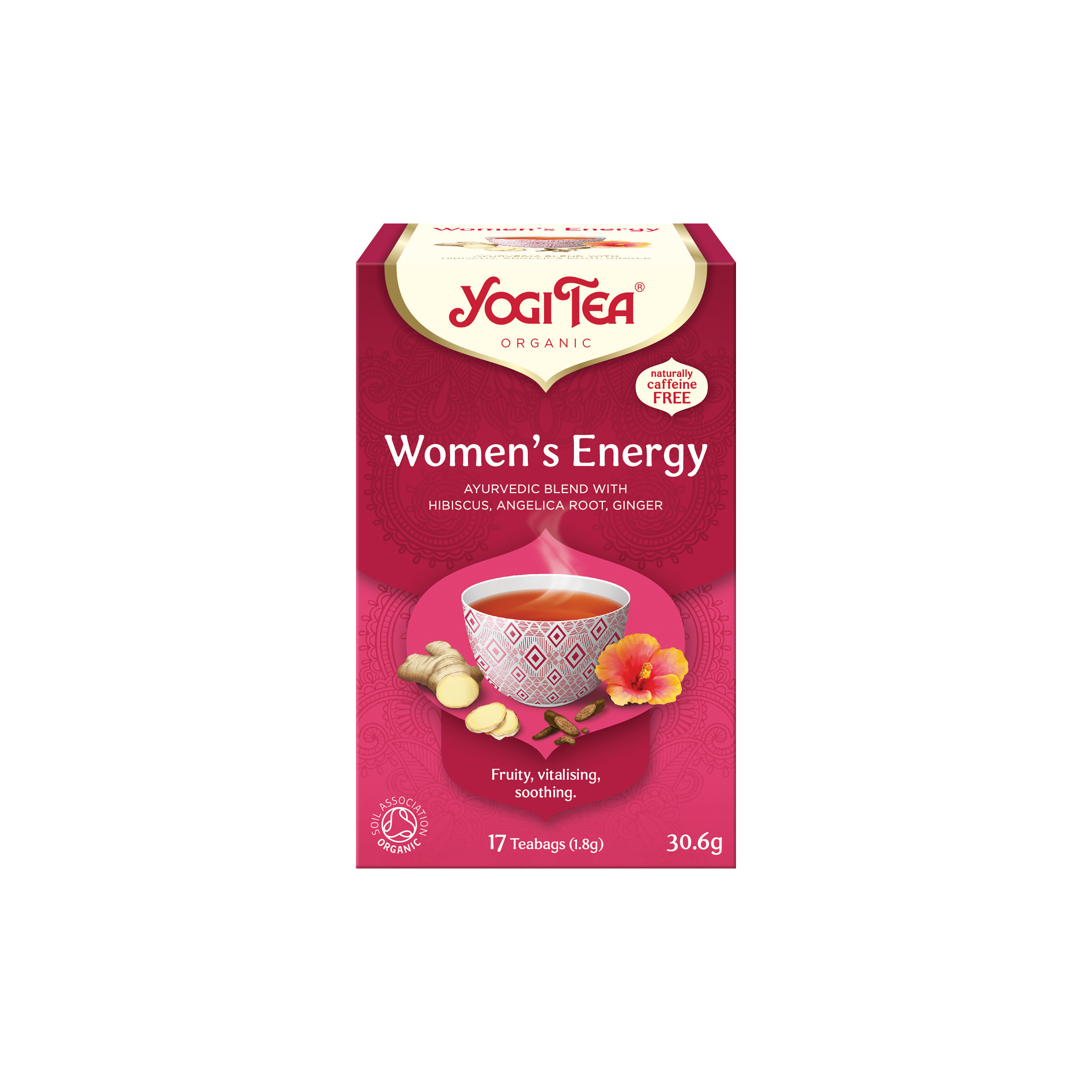 YOGI TEA Energie ženy BIO porcovaný čaj 17 sáčků