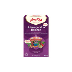 YOGI TEA Rovnováha Ashwagandy BIO porcovaný čaj 17 sáčků