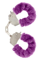 You2Toys ToyJoy Furry Fun Cuffs plyšová erotická pouta Purple