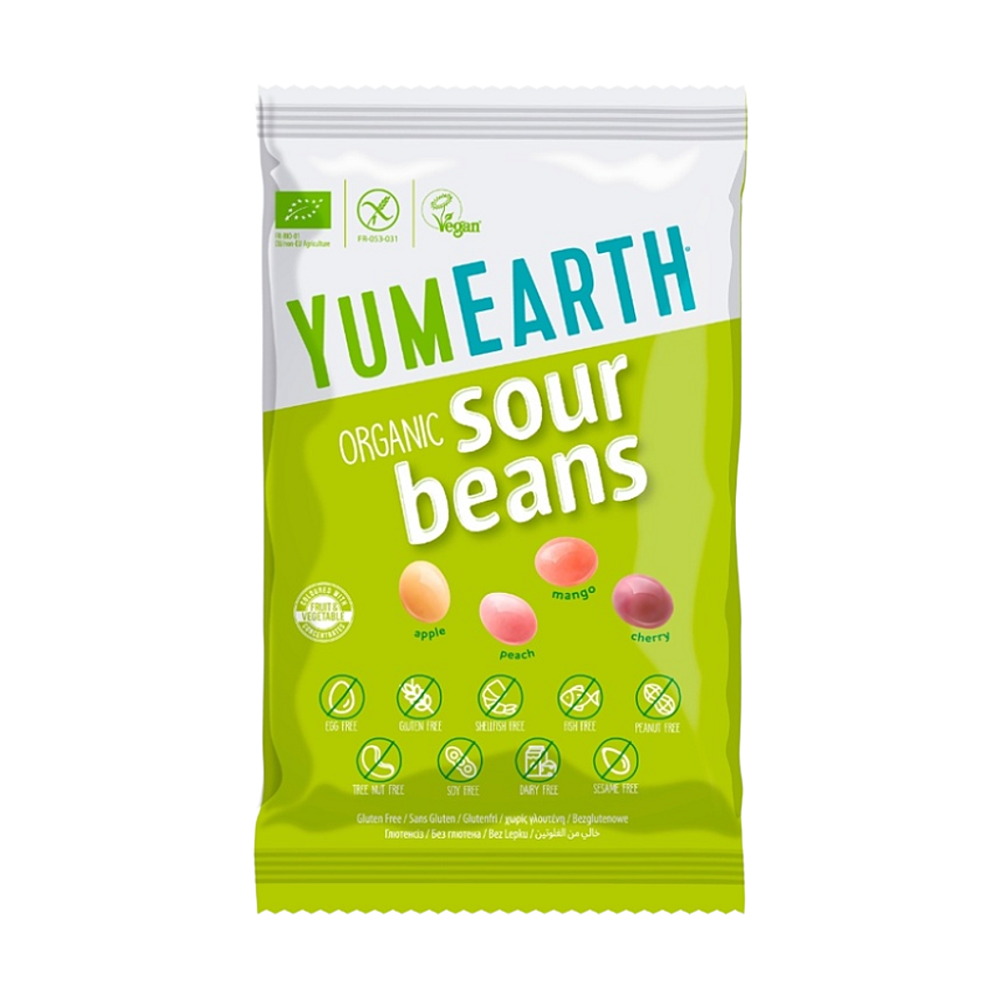 YUMEARTH Bio kyselé želé bonbony mix příchutí 50 g