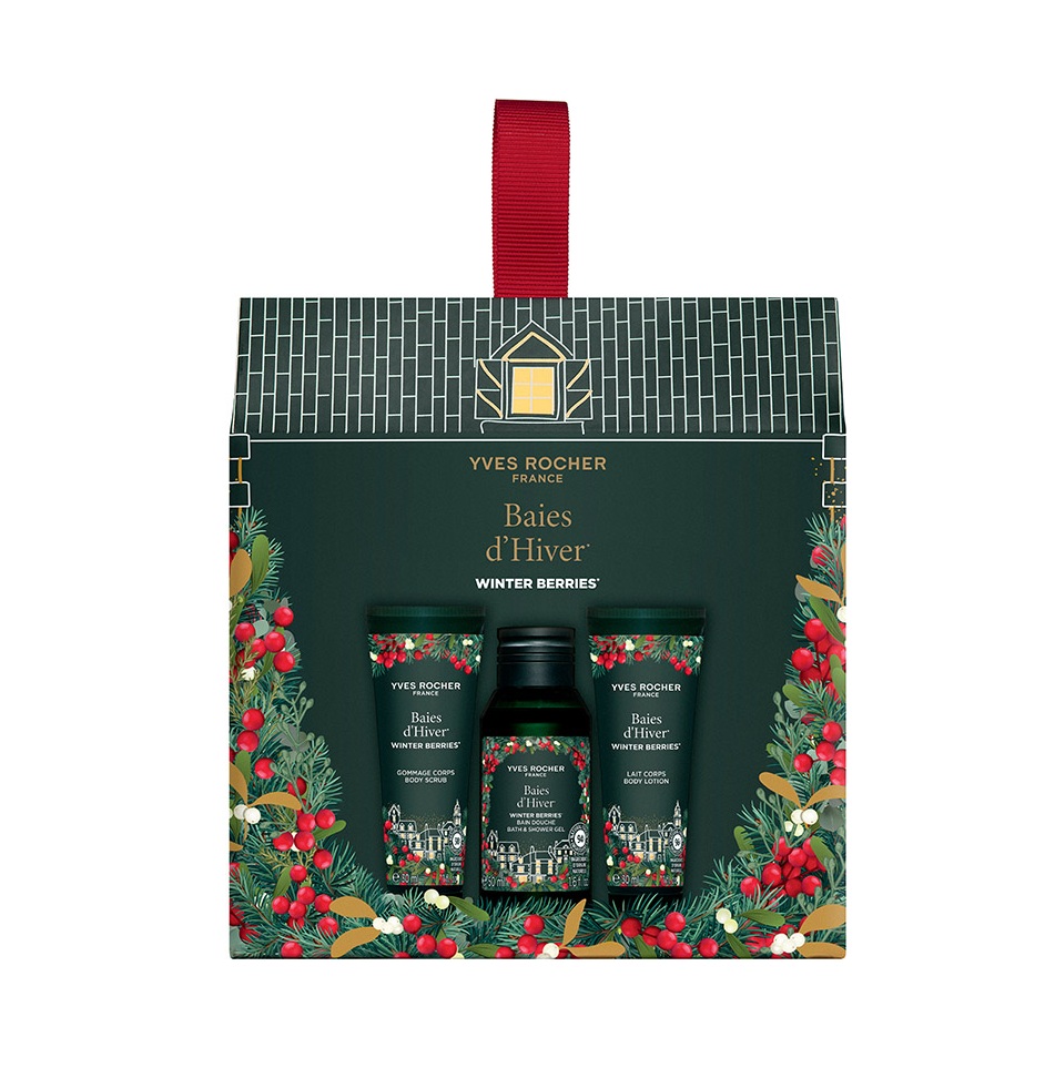 Yves Rocher Dárková sada zimní plody 3 ks