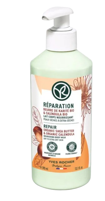 YVES ROCHER RÉPARATION Intenzivně vyživující tělové mléko 390 ml