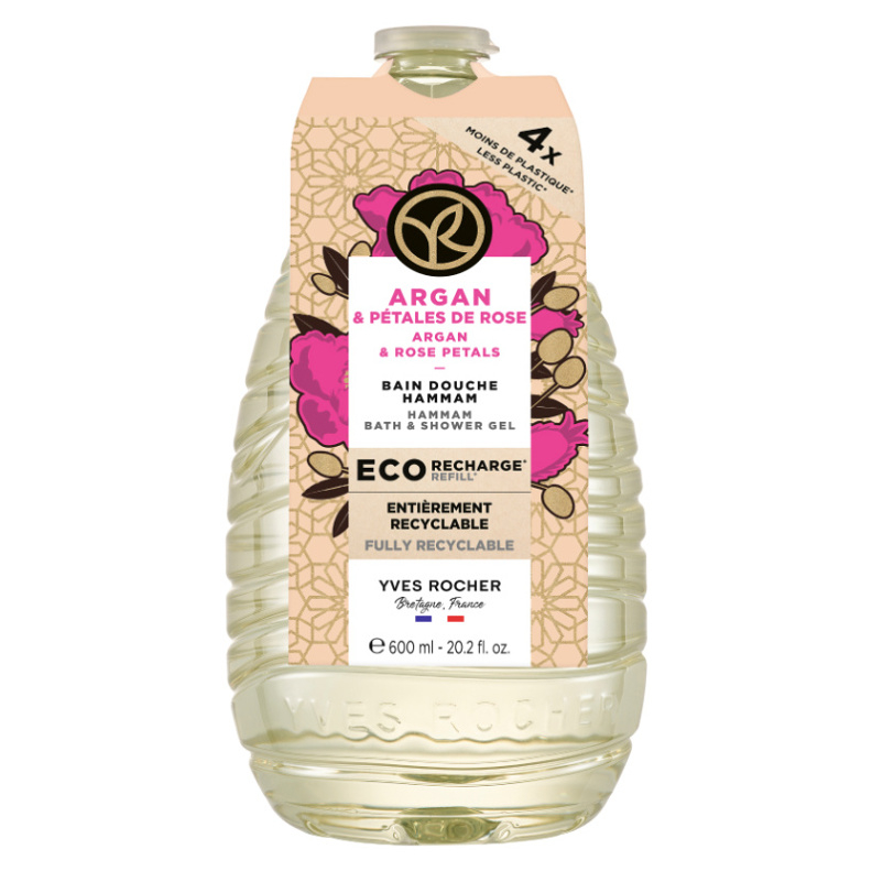 YVES ROCHER Sprchový gel Argan & růže 600 ml