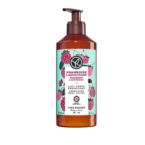YVES ROCHER Tělové mléko Malina & Máta 390 ml