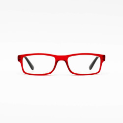 Z-zoom herní brýle +2.5 redukující digitální záření, barva matná bordó obdélníkové