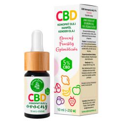 ZELENÁ ZEMĚ CBD kapky s ovocnou příchutí 5 % 10 ml