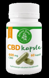 ZELENÁ ZEMĚ CBD kapsle 600mg 60 kapslí