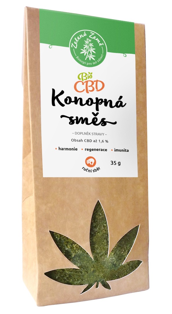 ZELENÁ ZEMĚ CBD konopná směs 1,6% 35 g
