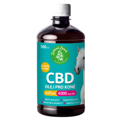 ZELENÁ ZEMĚ CBD Olej pro koně Extra 4000 mg 500 ml