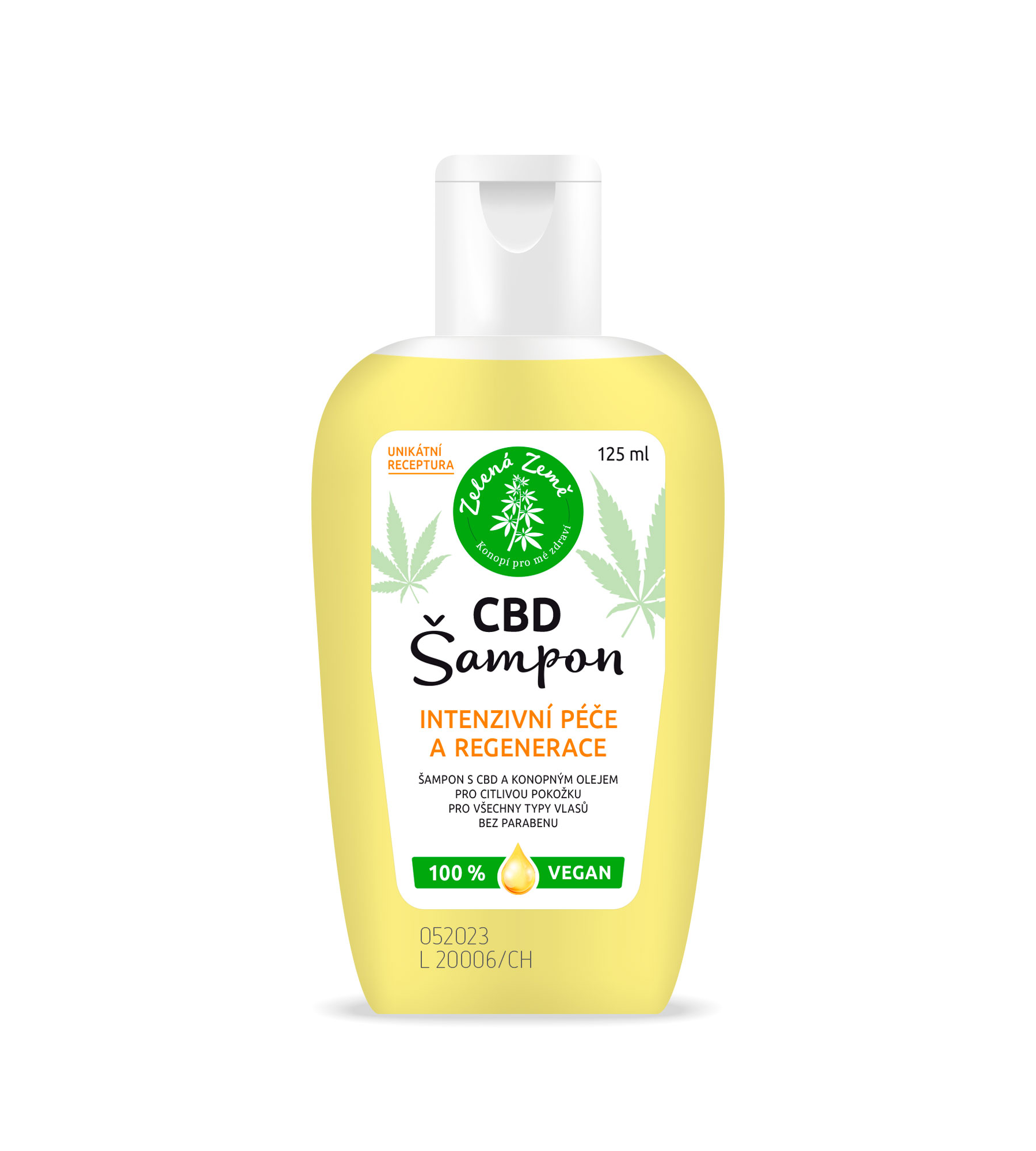 ZELENÁ ZEMĚ CBD šampon 125 ml