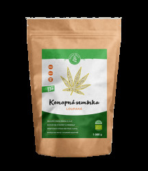ZELENÁ ZEMĚ Konopné semínko loupané vážené BIO 1000 g