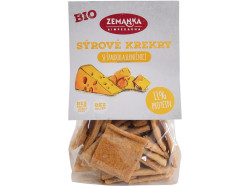 ZEMANKA Biopekárna  BIO Sýrové krekry se špaldou a slunečnicí 100 g