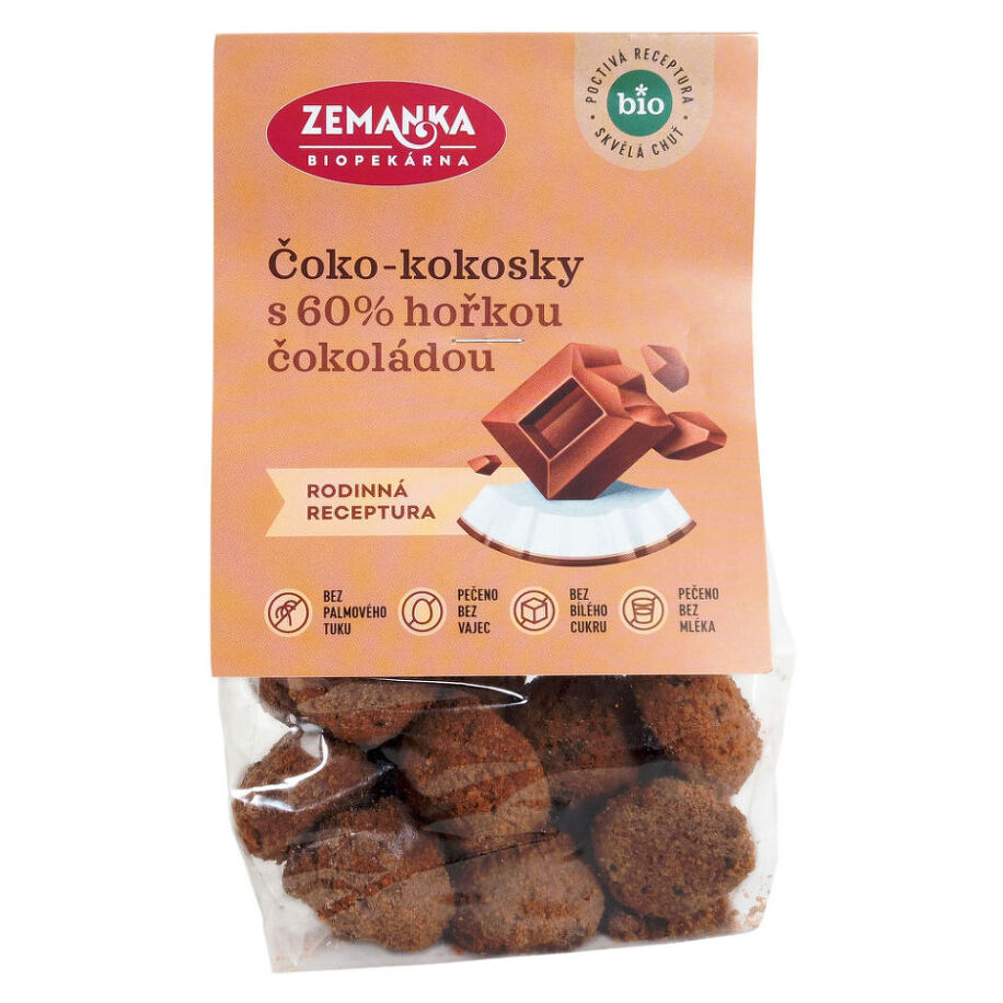 ZEMANKA Čoko-kokosky s kakaem BIO 100 g