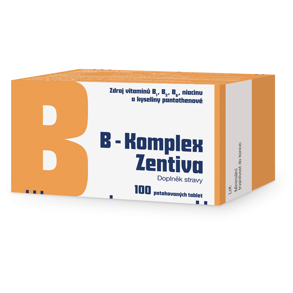 ZENTIVA B-komplex 100 potahovaných tablet