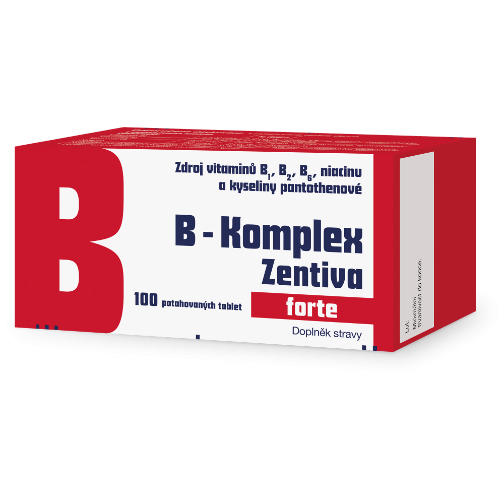 ZENTIVA B-komplex forte 100 potahovaných tablet