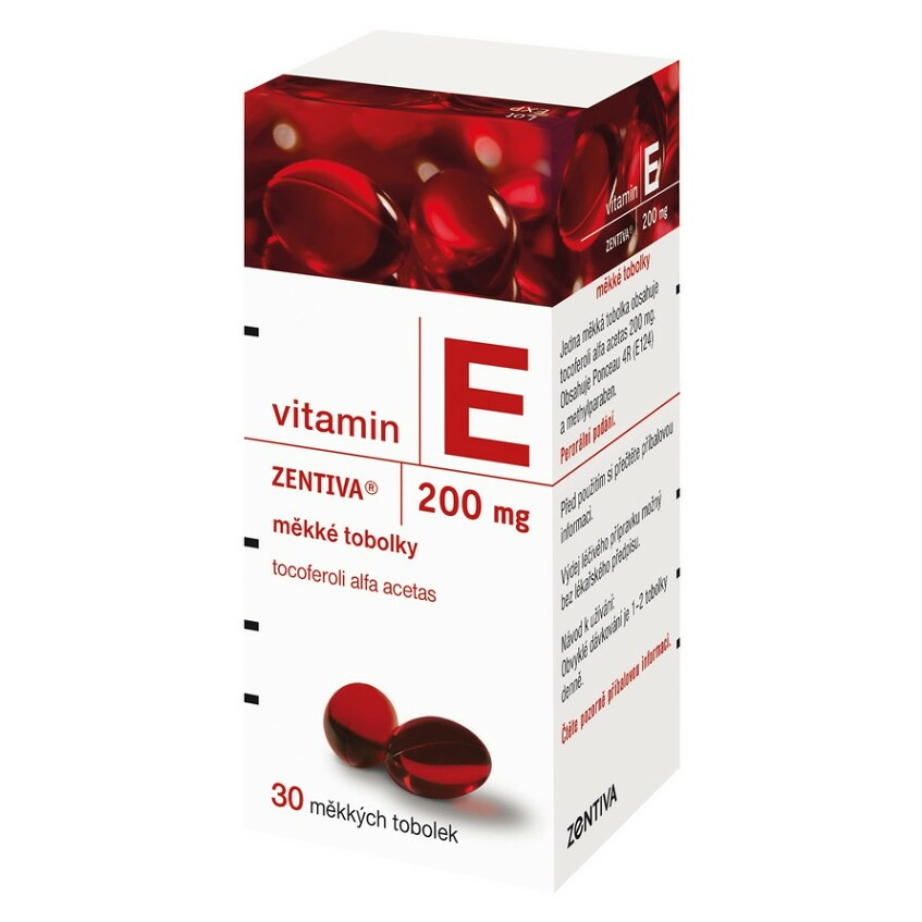 ZENTIVA Vitamin E 200 mg 30 tobolek