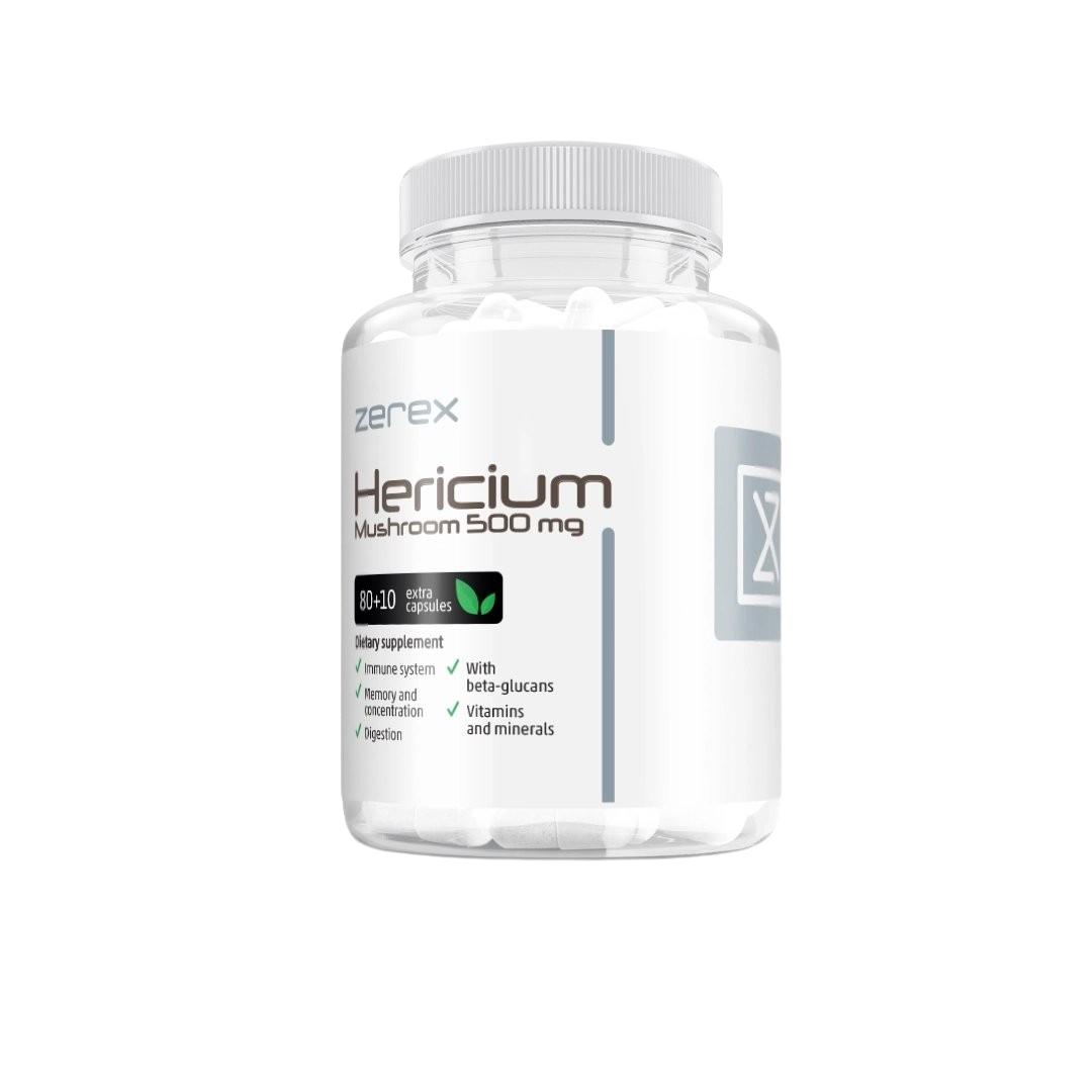 ZEREX Hericium 500mg - paměť a koncentrace 90 kapslí