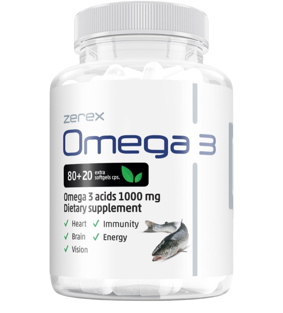 ZEREX Omega 3 1000mg, 100 kapslí