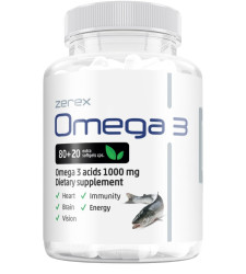ZEREX Omega 3 1000mg, 100 kapslí