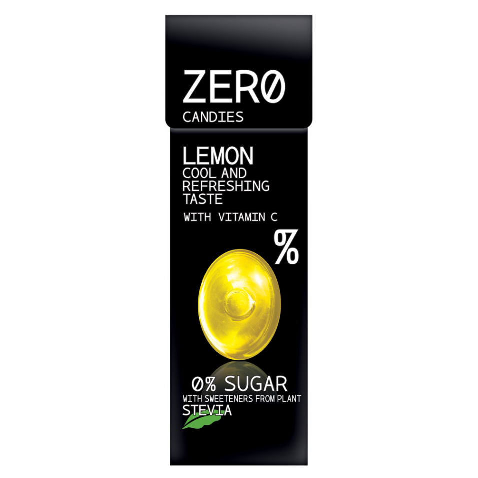 ZERO CANDIES Lemon candies 0% bonbóny 32 g