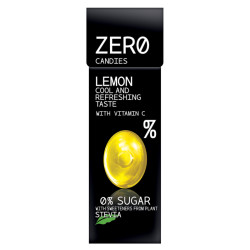 ZERO CANDIES Lemon candies 0% bonbóny 32 g