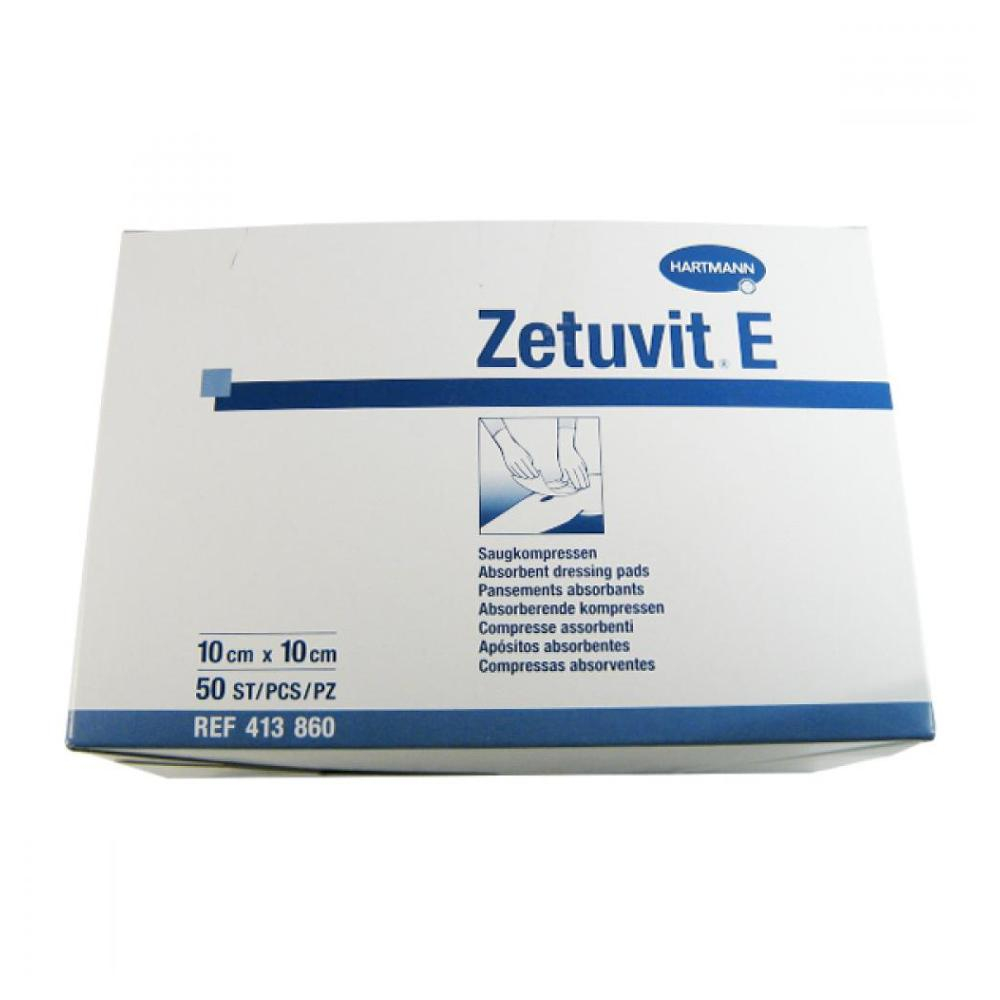 ZETUVIT kompres E nesterilní 10 x 10 cm/50 ks