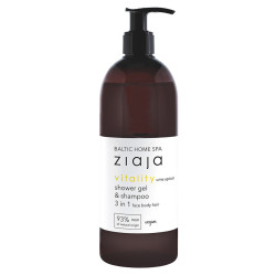 ZIAJA Baltic Home Spa Sprchový gel a šampon 3v1 Vitality 500 ml