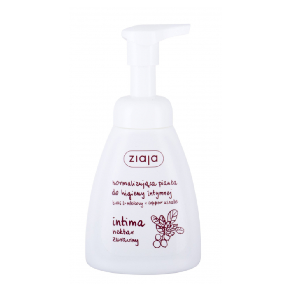 ZIAJA Intima pěna pro intimní hygienu brusinka 250 ml