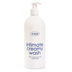ZIAJA Intimate Hydratační krémová intimní hygiena 500 ml
