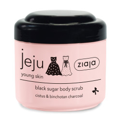 Ziaja Jeju Černý cukrový tělový peeling 200 ml