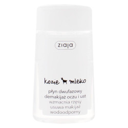 ZIAJA Kozí mléko dvoufázový odličovač očí 120 ml