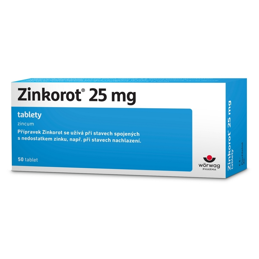 ZINKOROT 25 mg 50 tablet