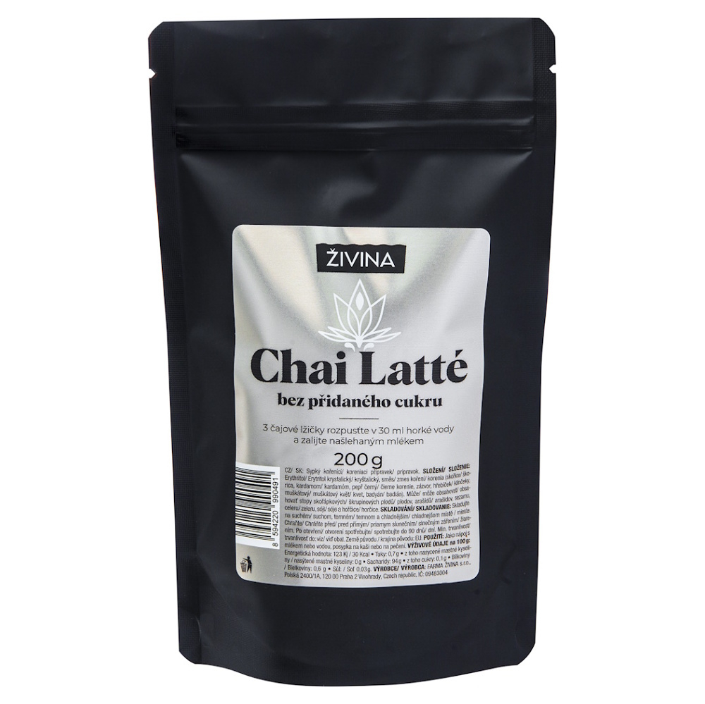 ŽIVINA Chai Latté se sladidlem 200 g