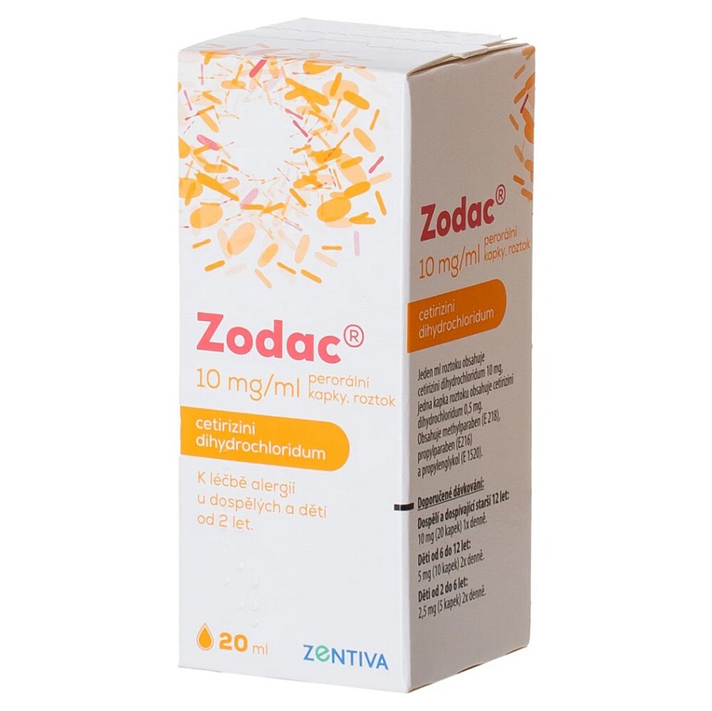 ZODAC GTT 10mg/ml 20 ml III