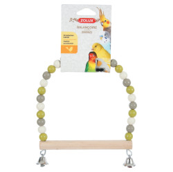 ZOLUX Houpačka pro ptáky dřevěná s korálky  22 cm